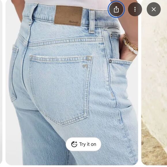 NWT Madewell Jeans The Dean Easy Straight Jean 23 - Picture 3 of 14